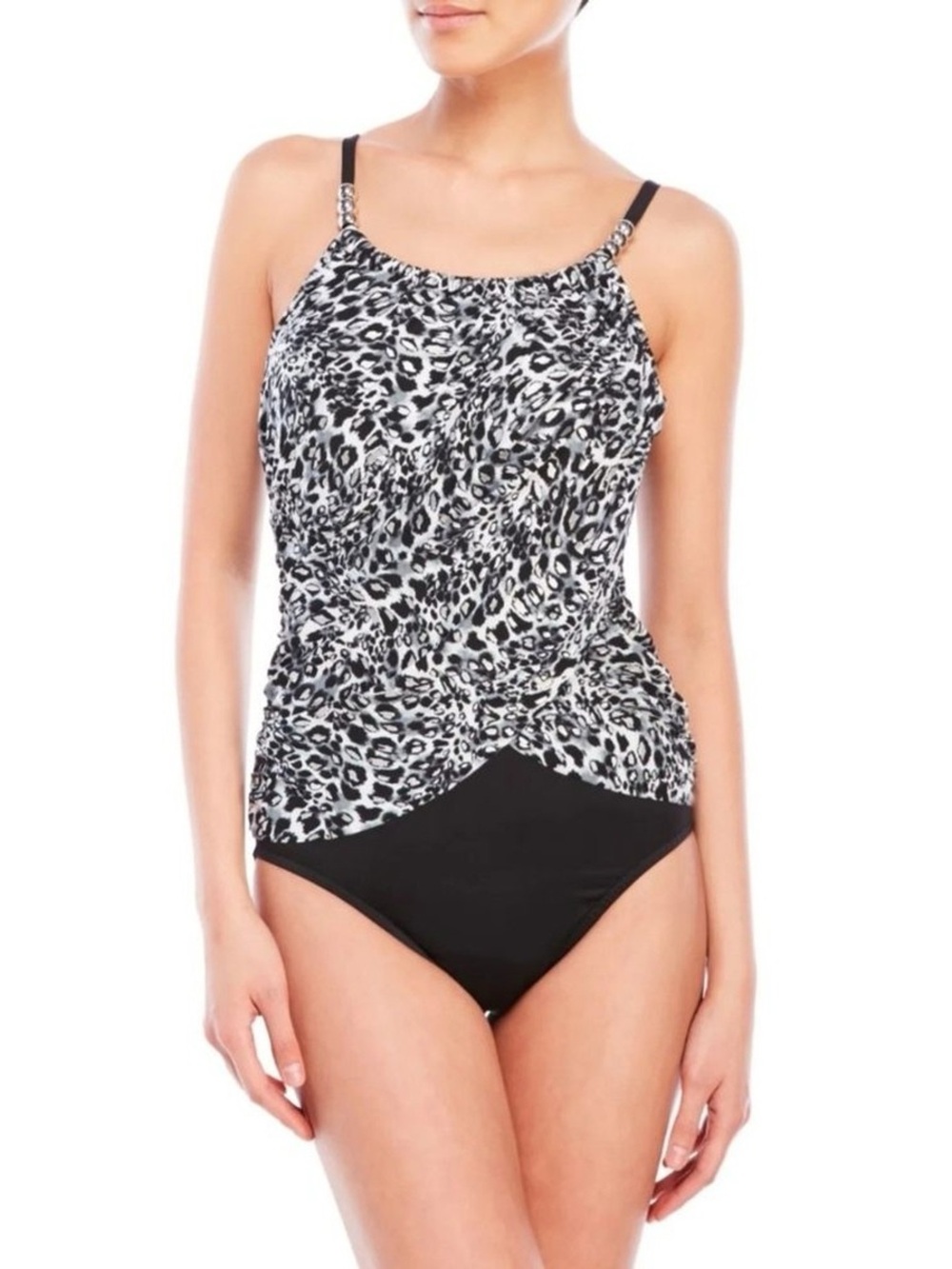Magicsuit Black & White Leopard One-Piece Swim Suit